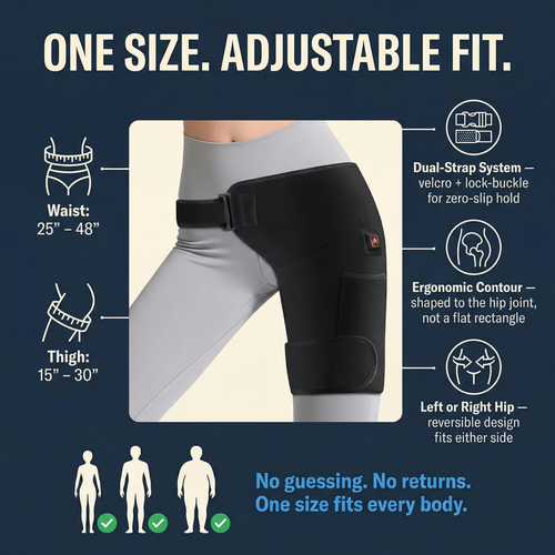Mobilitee™ Hip Brace - Targeted Heat That Moves With You