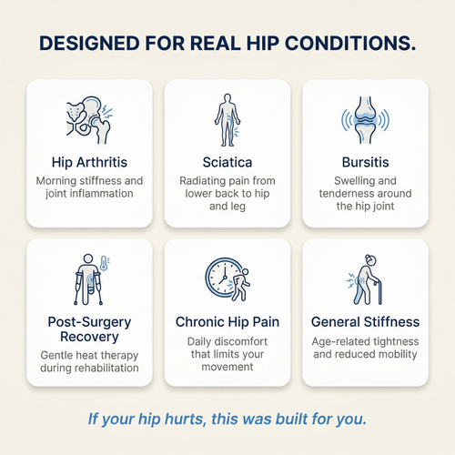 Mobilitee™ Hip Brace - Targeted Heat That Moves With You