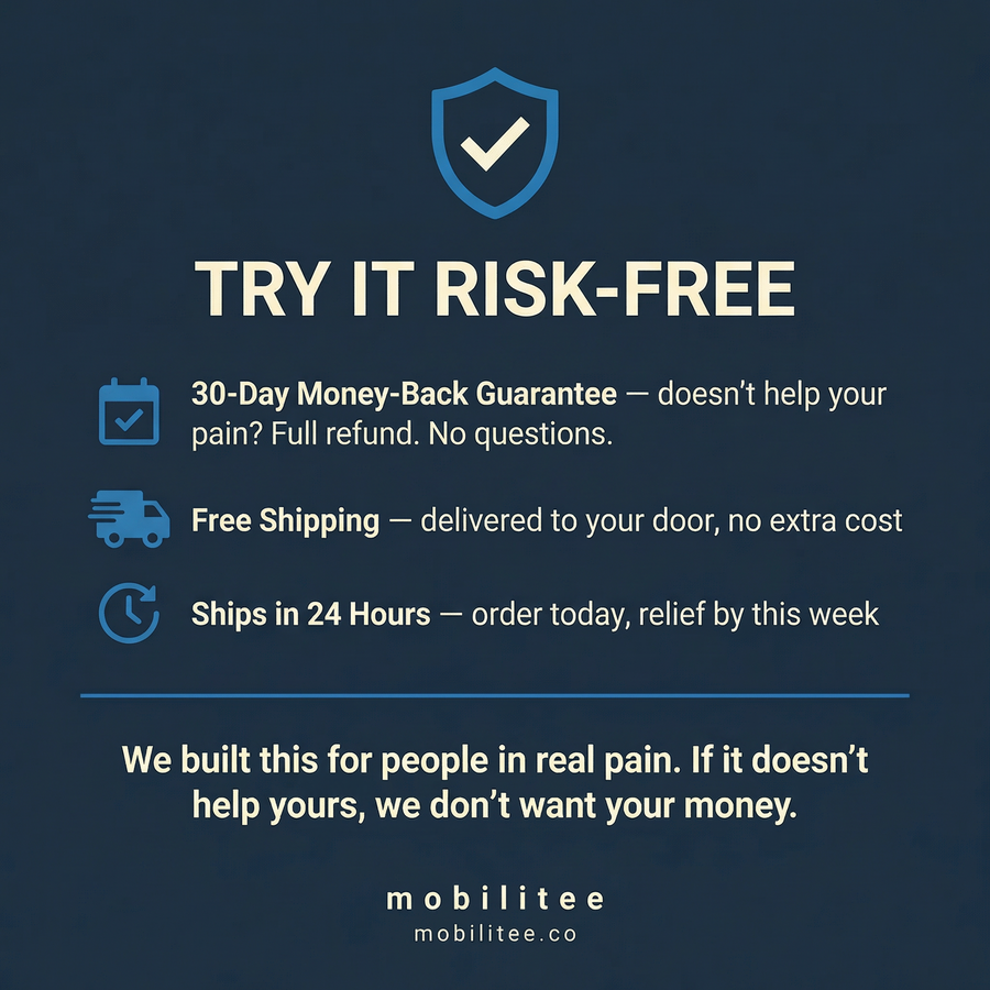 Mobilitee™ Hip Brace - Targeted Heat That Moves With You